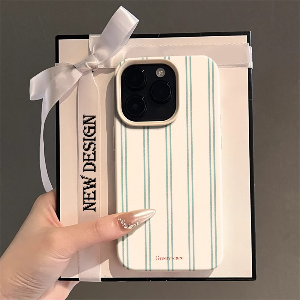 Phone Cases Pink - Casing Ponsel Motif Garis Merah Muda