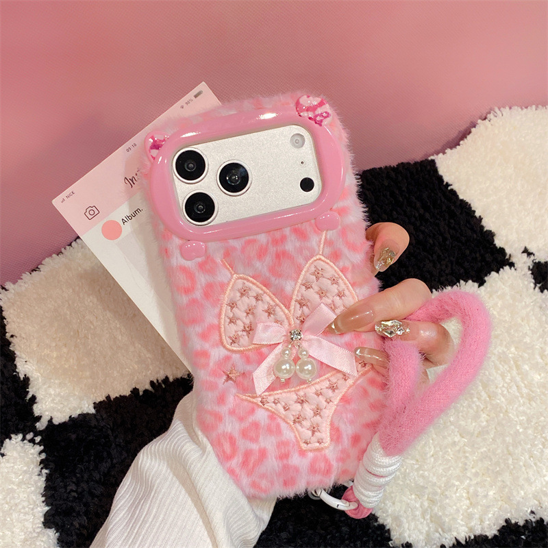 Phone Cases Iphone 17 - Casing HP Mewah Motif Bikini Leopard