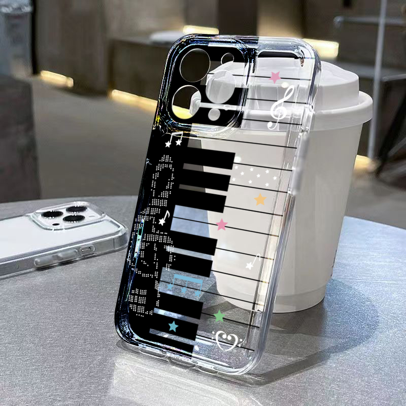 Phone Cases Xiaomi 14T - Casing Ponsel Silikon Motif Not Musik