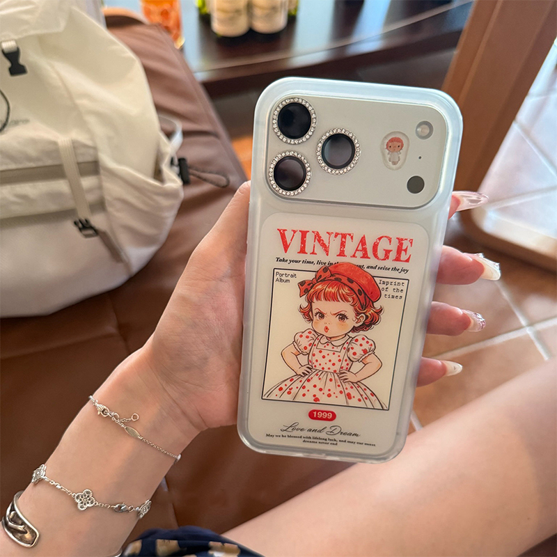 Matte Frosted Case - Casing HP Cantik Gadis Akimbo Pouting