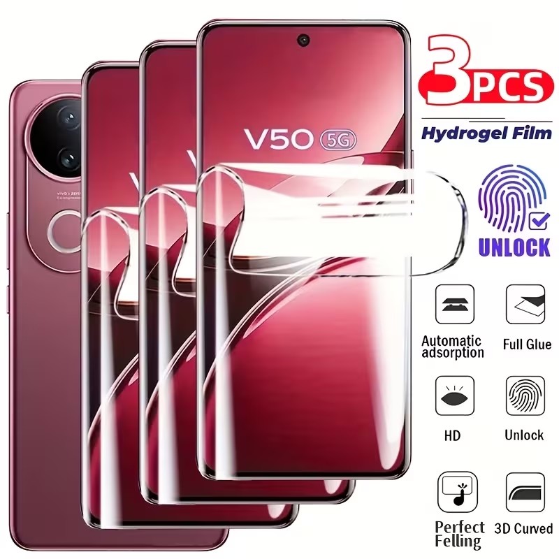 Vivo X200 - 3Pcs Film Hidrogel Untuk Vivo V21E