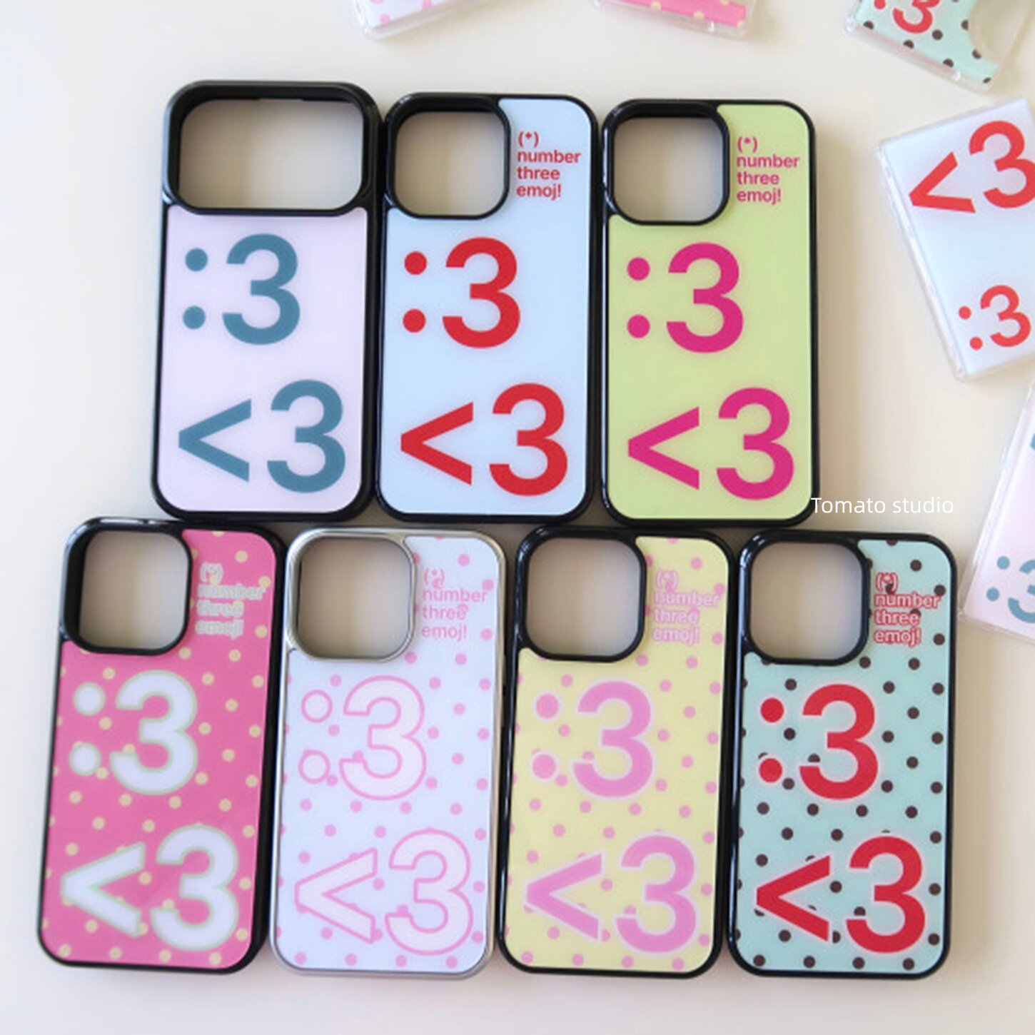 Phone Cases Korea - Casing HP Korea Ins Digital Symbol