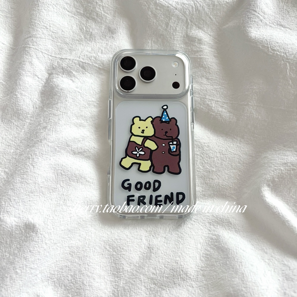 Phone Cases Korea - Casing HP Beruang Kuning & Coklat