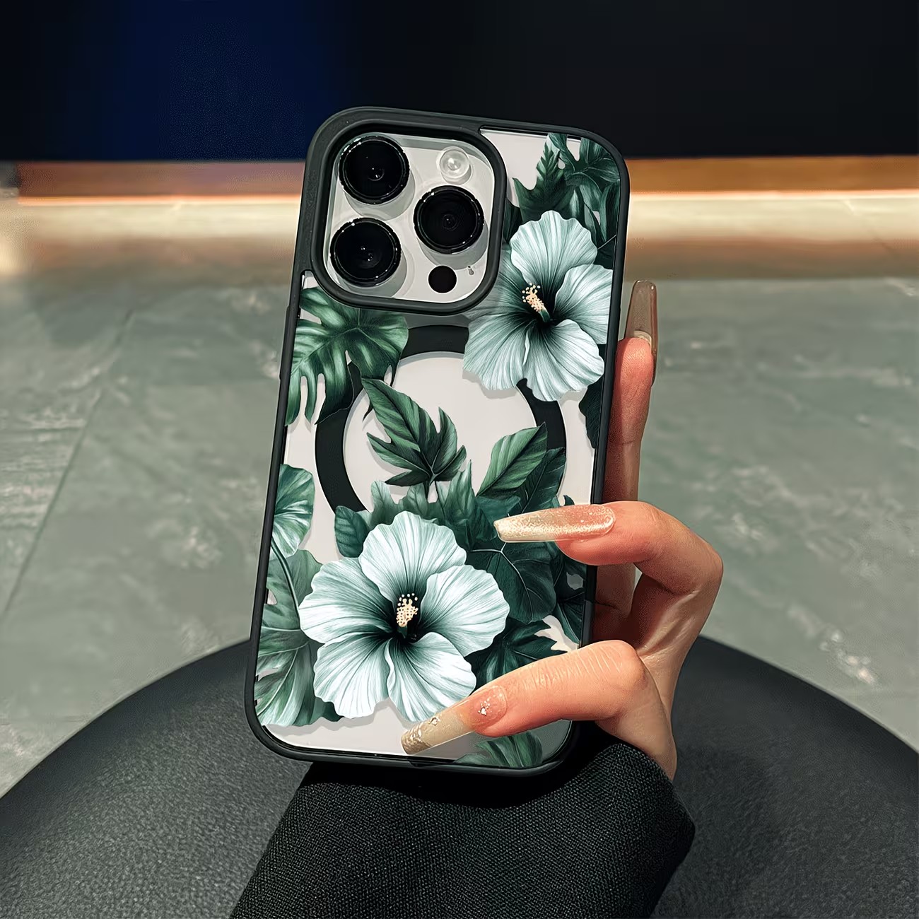 Phone Cases Xr Iphone - Casing Ponsel Motif Bunga Hijau Untuk