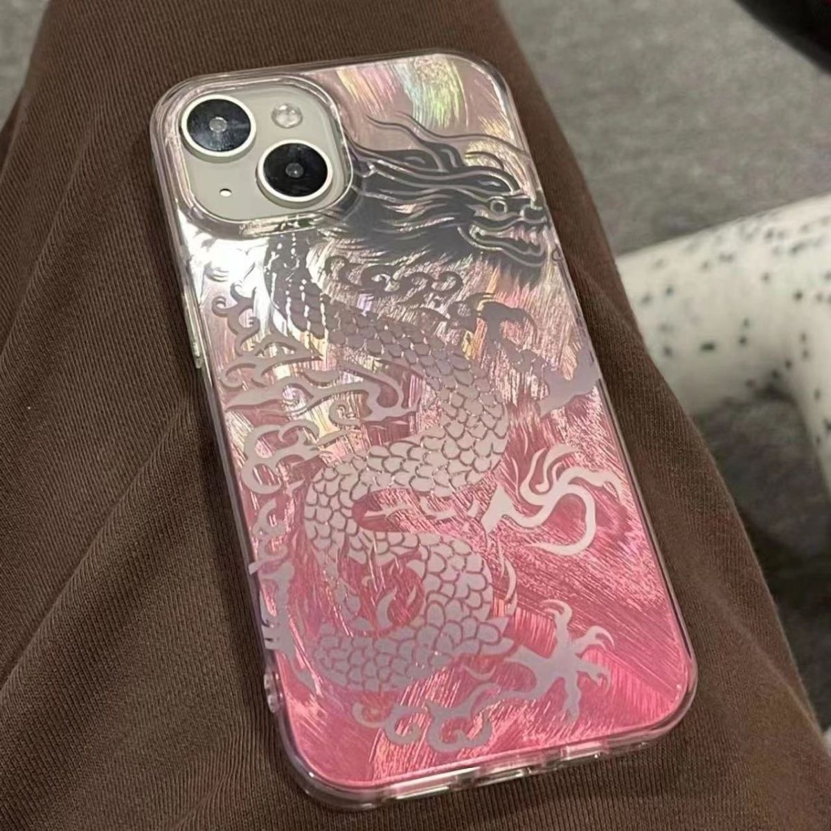 Casing Ponsel Pola Loong Cina  - Phone Cases Pink ulasan dan harga
