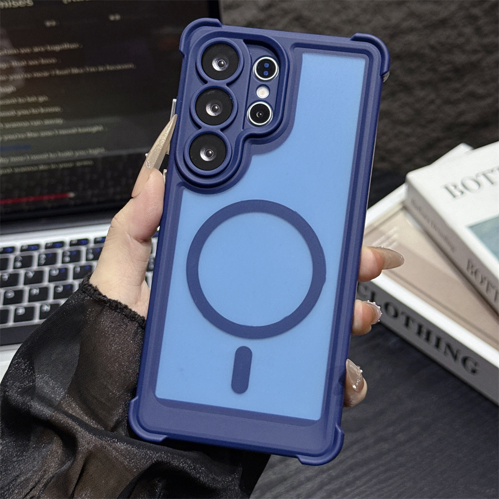 Casing Ponsel Magnetik Transpa - Matte Frosted Case ulasan dan harga