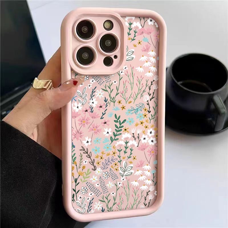 Casing iPhone Motif Bunga Bamb - Phone Cases Pink ulasan dan harga