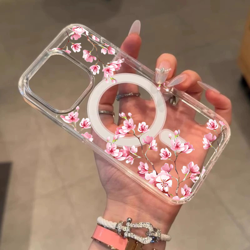Casing Bunga INS Merah Muda Me - Phone Cases Pink ulasan dan harga