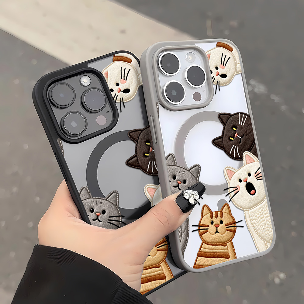 Casing HP Kucing Bordir Imitas - Phone Cases Store ulasan dan harga
